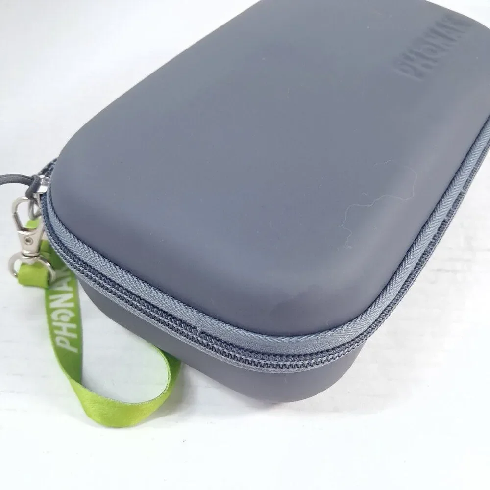 PHONAK Hearing‎ Aid Clamshell Case Storage Travel bag grey gray zipper